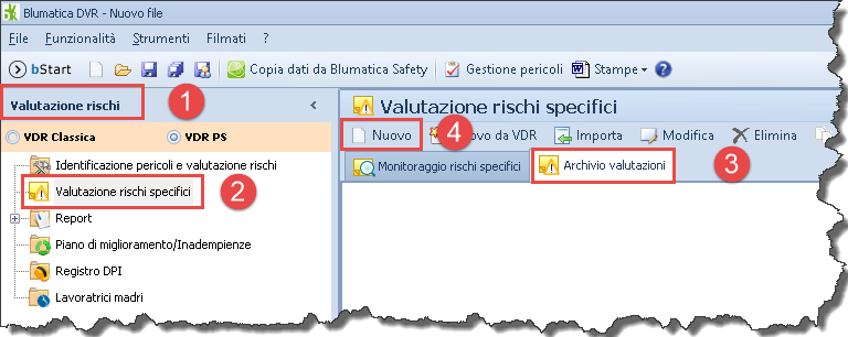 SELEZIONARE IL RISCHIO 