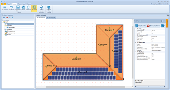 Layout moduli DWG