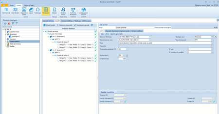 Cavi, Quadri e dispositivi di protezione