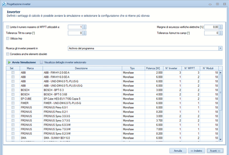 Progettazione inverter standard