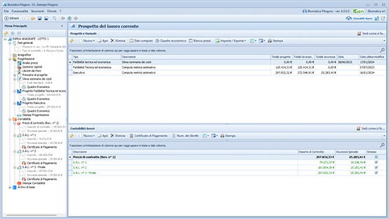 Struttura dei contenuti