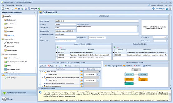 Rumore - DATI AZIENDALI