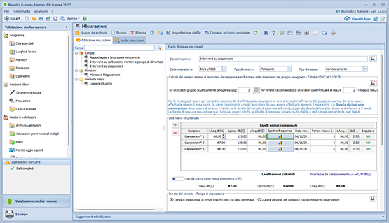 Rumore - GESTIONE MISURAZIONI